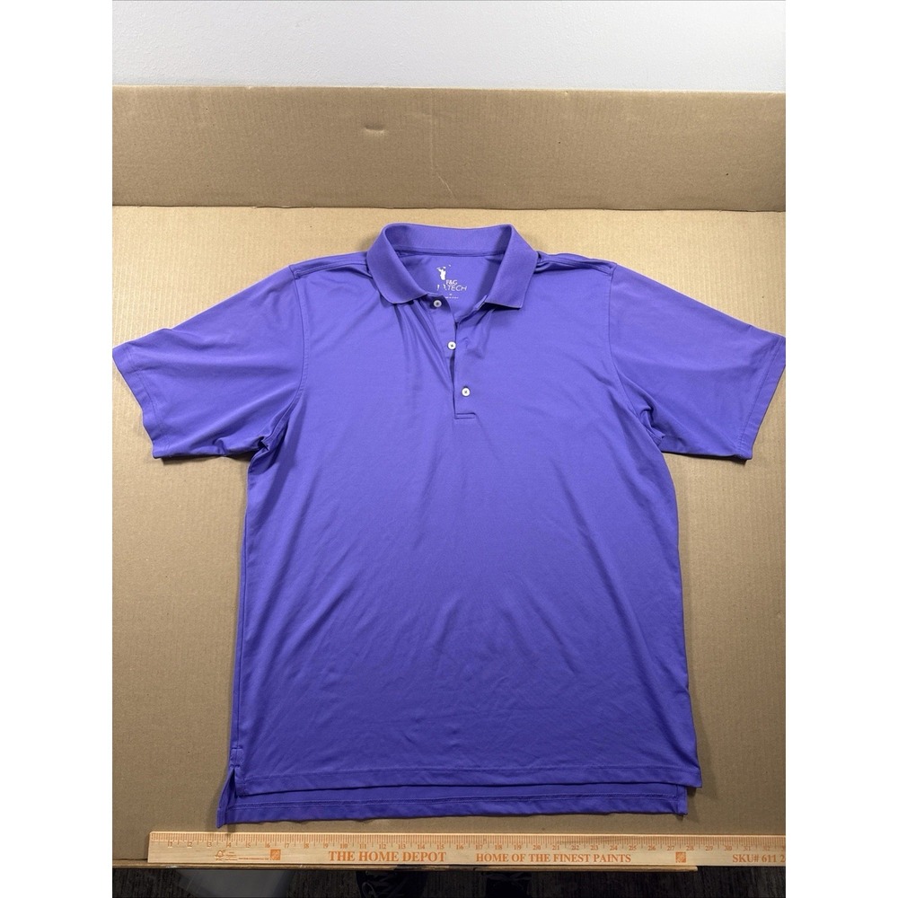 MENS FAIRWAY & GREENE F&G TECH BLUE POLO GOLF SHIRT SIZE 2XL